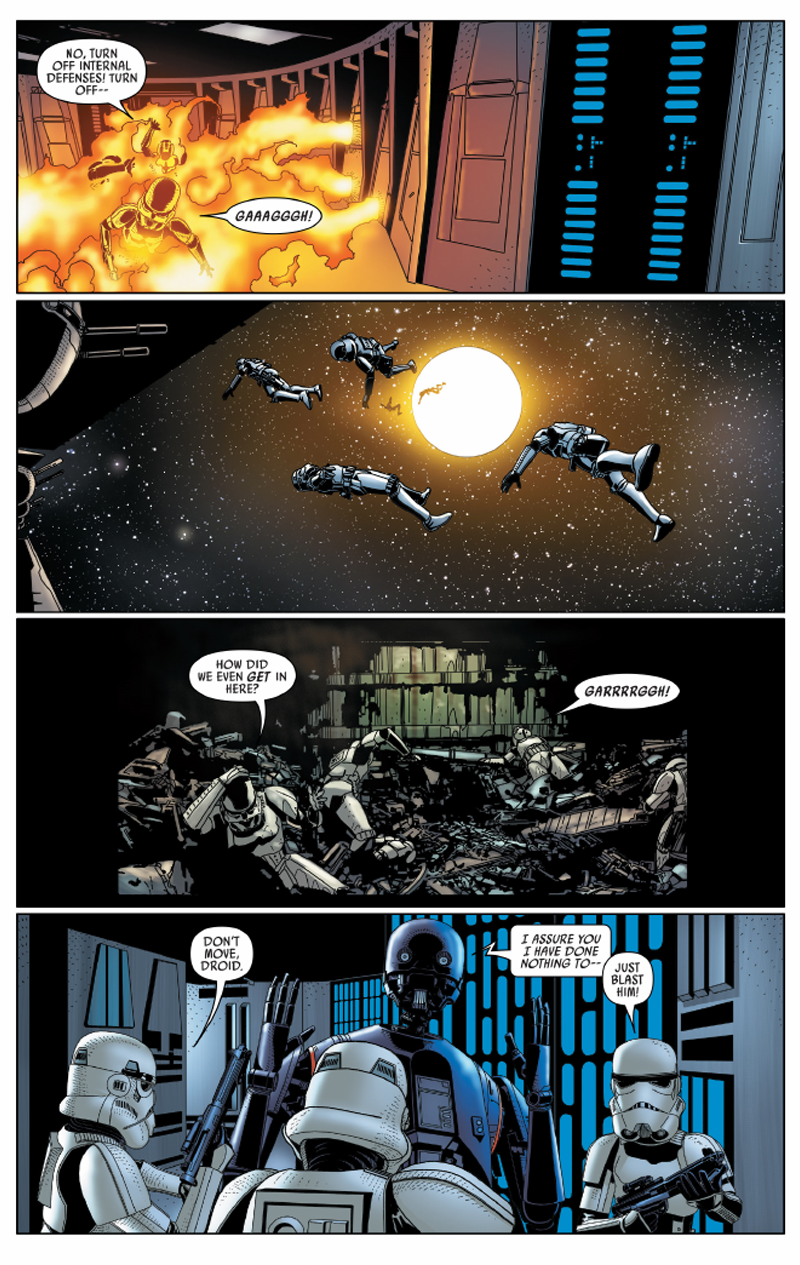 Illustration for article titled The Latest Star Wars Comic Is All About What an Unbelievable Badass R2-D2 Is
